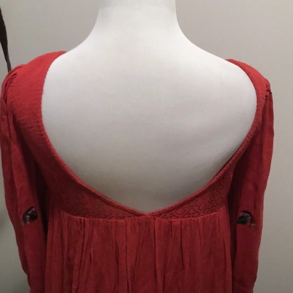 SALE New Free People embroidered Moya Mohave dress sz S